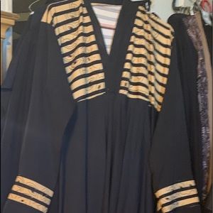 Stripe yellow and black dress